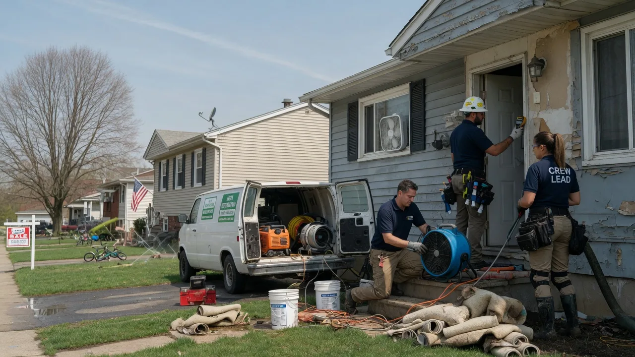 Flood Cleanup in Fulton, IL near me